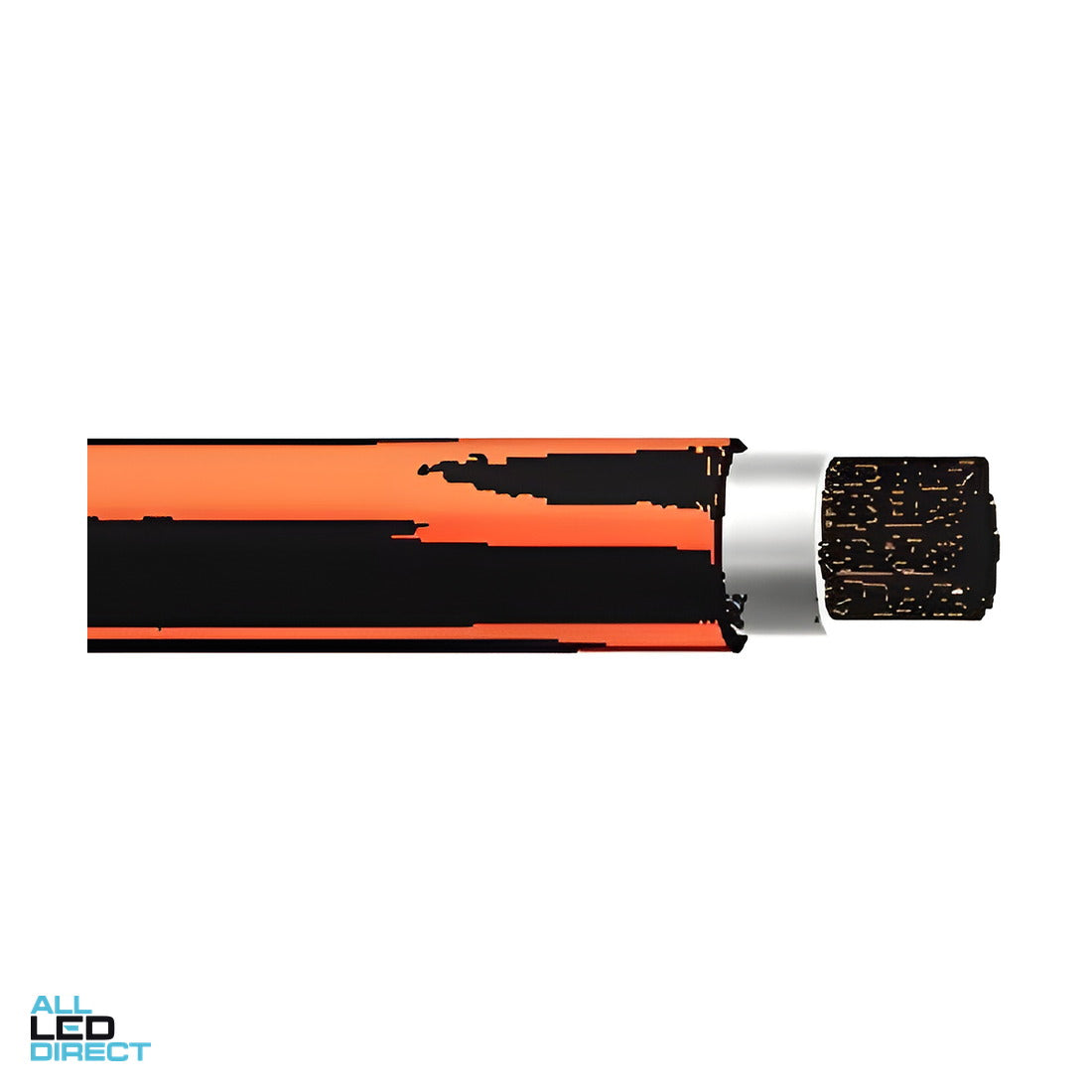 Elcon Cables 10mm LHDN 110 Degrees Single Core Double Insulated Power Flex Cable 0.6/1kV Black Per Metre ALL LED Direct