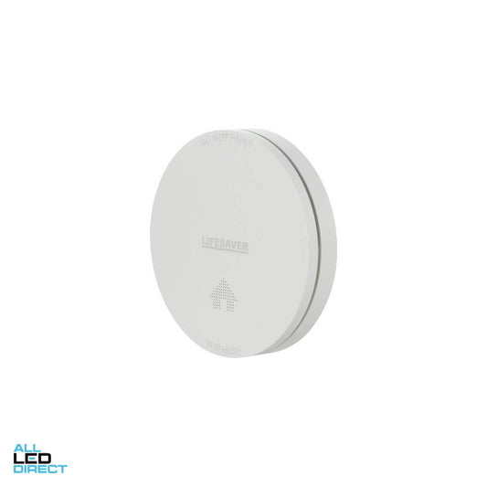 PSA Low Profile Surface Mounted Photoelectric Smoke Alarm With 10 Year Lithium Battery ALL LED Direct