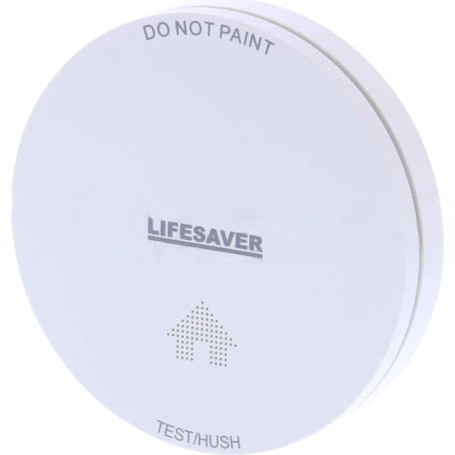 PSA Low Profile Surface Mounted Photoelectric Smoke Alarm With 10 Year Lithium Battery