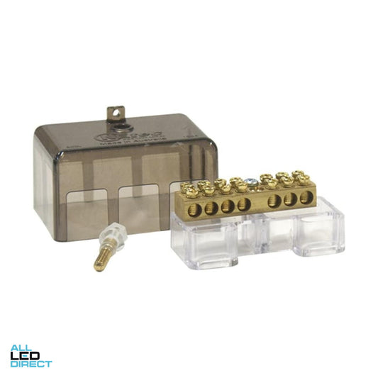 B&R 7 Hole Cable Link Black Suitable For Up To 70mm Cable 165 Amp