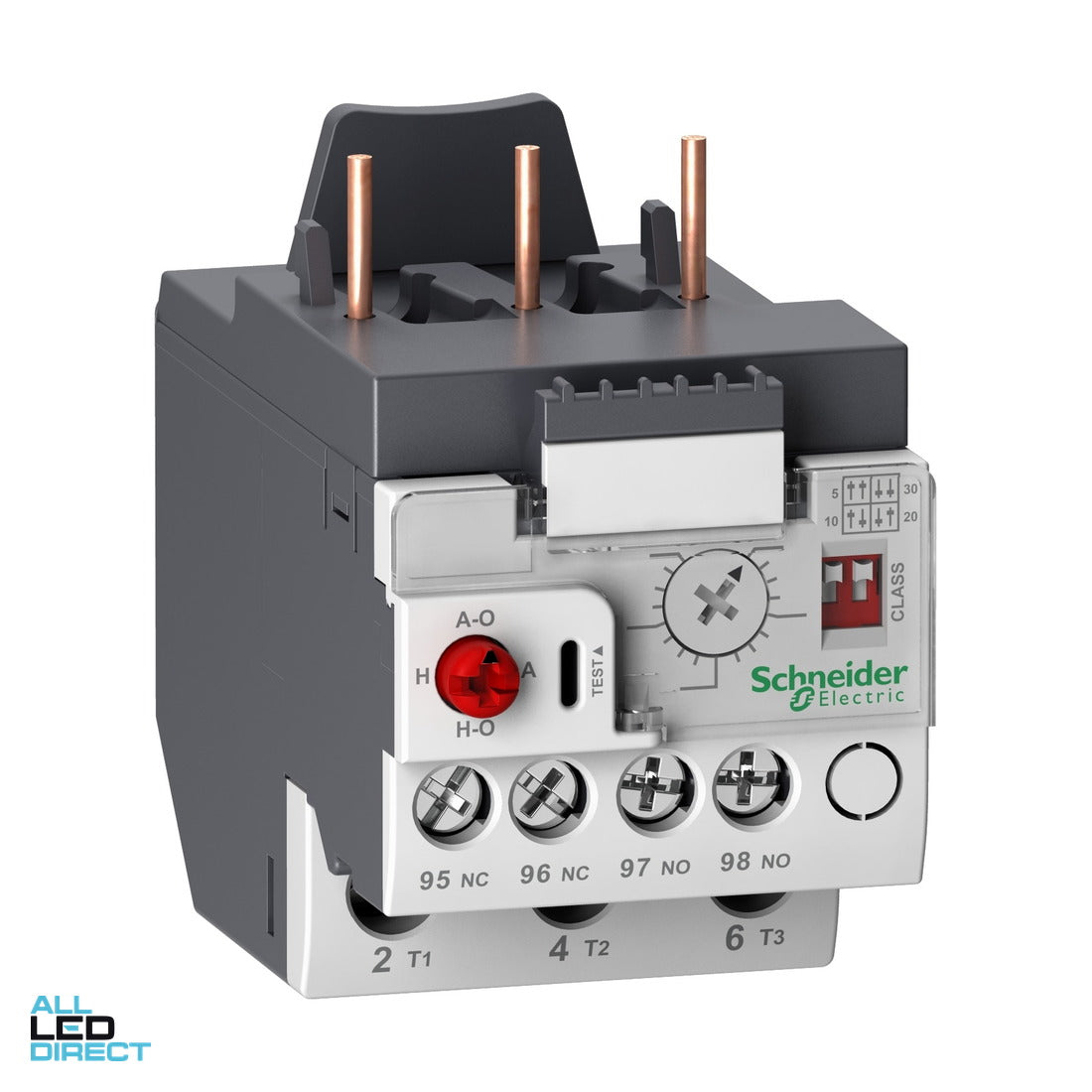Schneider Electronic Overload Relay 6.4-32 Amps ALL LED Direct