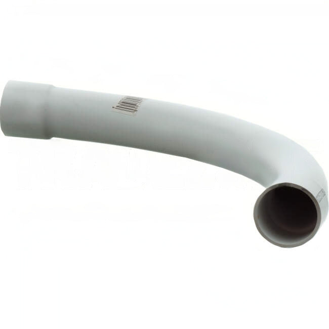 APP 50mm 90 Degree 300mm Radius Sweeping Communications Conduit Bend White - Green Star Certified