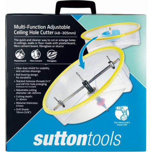 Sutton Tools Multi Function Adjustable Ceiling Hole Cutter