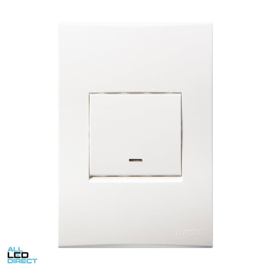 Clipsal 16 Amp 1 Gang MODENA 8000 SERIES Vertical Internal ALL LED Direct