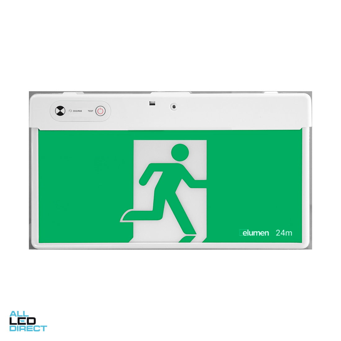 Elumen 7 W Surface Mounted Universal Emergency LED Exit Light ALL LED Direct
