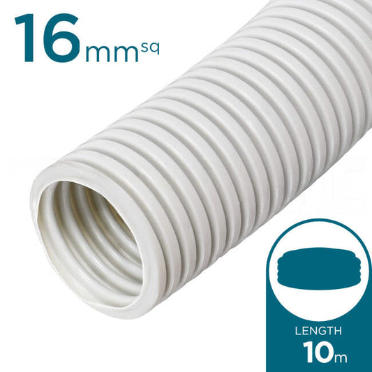 APP 16mm Corrugated Conduit Medium Duty 10 Metre - Green Star Certified