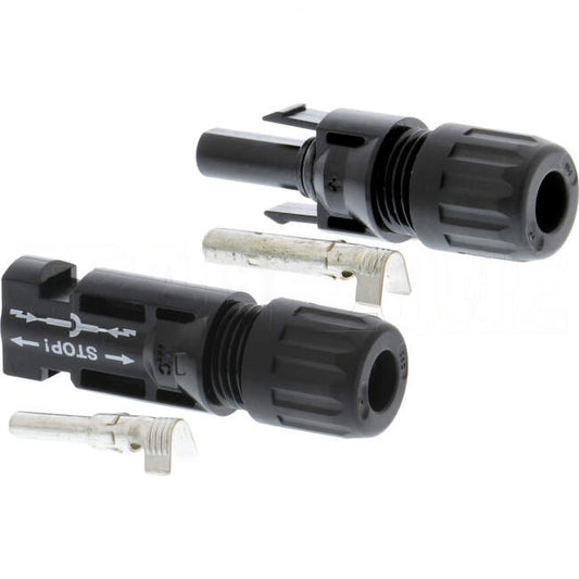 Genuine Male & Female MC4 1000V DC Multi Contact To Suit 4-6mm2 Cable Pack of 100