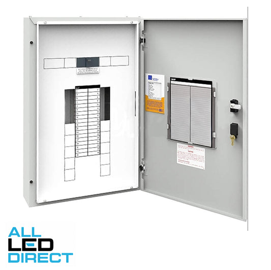 NHP 24 Poles MOD6+ DIN Panelboard With 160 Amp Main Switch Light Grey IP40