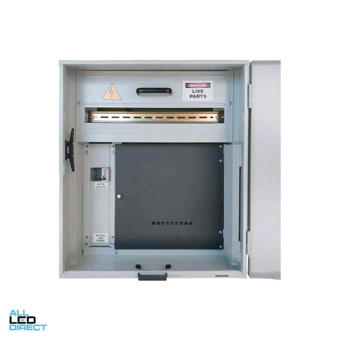 K2 Components Powdercoated Rebated Meter IP23 Enclosure Suitable for SA Type 1 Meterbox