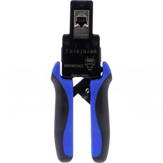 Serveredge PT Pass Through SERIES Premium RJ45 Ratcheted Crimping Tool