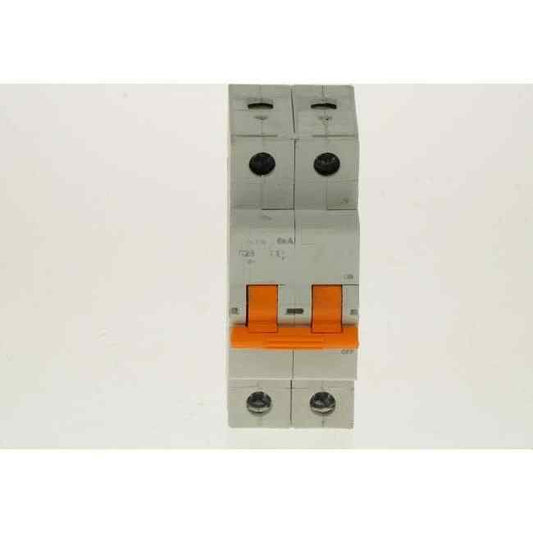 NHP 25 Amp MOD6 Miniature Circuit Breaker MCB C Curve 2 Pole 6kA - Default Title (MOD6225)