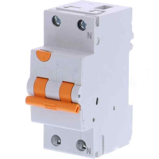 NHP 20 Amp MOD6 Miniature Circuit Breaker & Residual Current Device MCB/RCD RCBO C Curve 2 Pole 6kA 30mA Type A - Default Title (MOD6RCBO22030A)