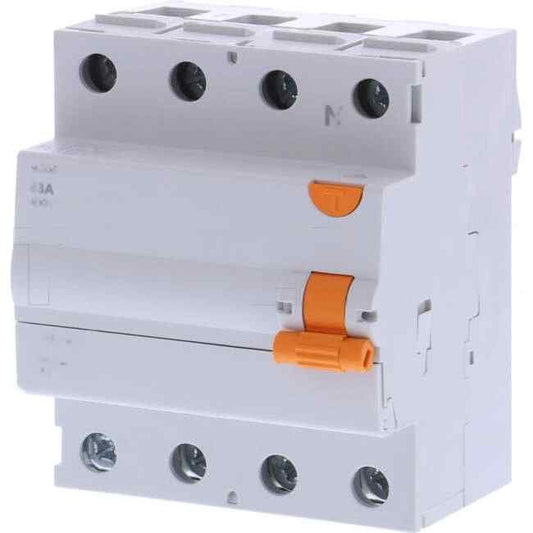 NHP 63 Amp MOD6 Residual Current Device - RCD 4 Pole 30mA Type A - Default Title (MOD6RCCB46330A)