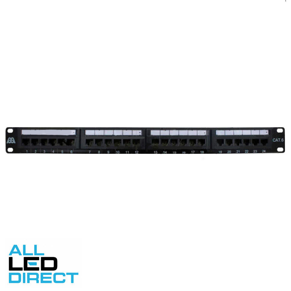 MSS Fully Loaded 24 Port CAT6 UTP Patch Panel