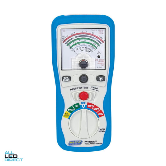 Major Tech 1000V Analogue Insulation-Continuity Tester