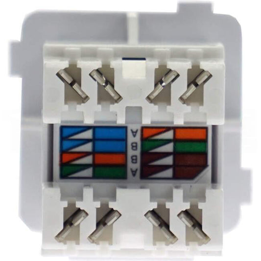 Garland CAT6 RJ45 Data Mech White Suitable For Clipsal Wall Sockets Each