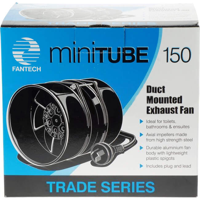 Fantech 150mm Duct Mounted Inline Fan