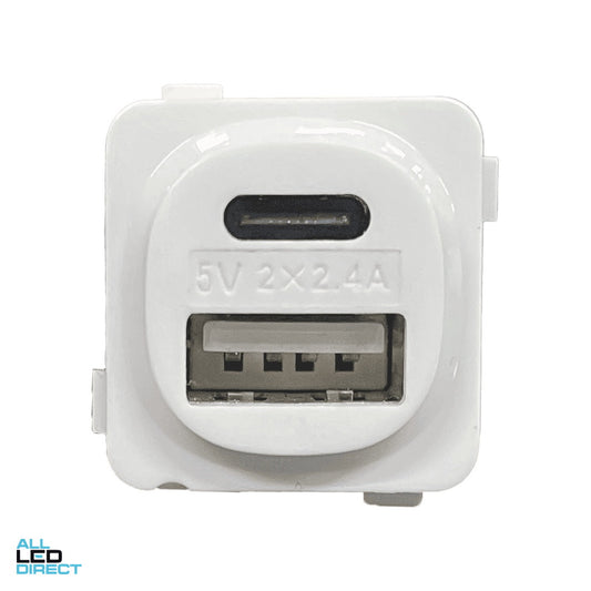 Kasta Unison Dual Type USB Mechanism Type A & C ALL LED Direct
