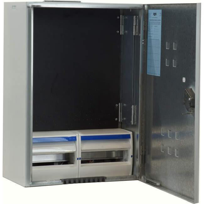 B&R Horizon Metering Enclosure Suitable For NSW Including 24 Pole Switchboard & Black Meter Panel