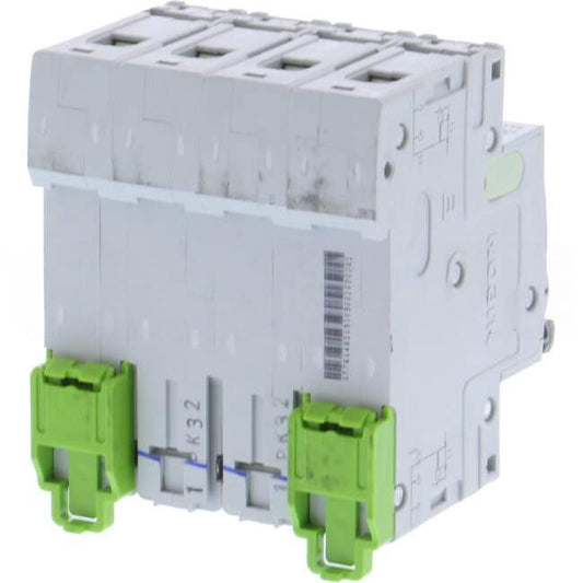 Noark 32 Amp DC EX9BP-N Miniature Circuit Breaker MCB 4 Pole K Curve 6kA