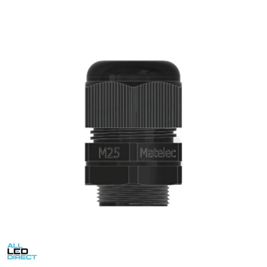Matelec 25mm Multi-Hole Nylon Cable Gland With 3 x 5.0mm Hole