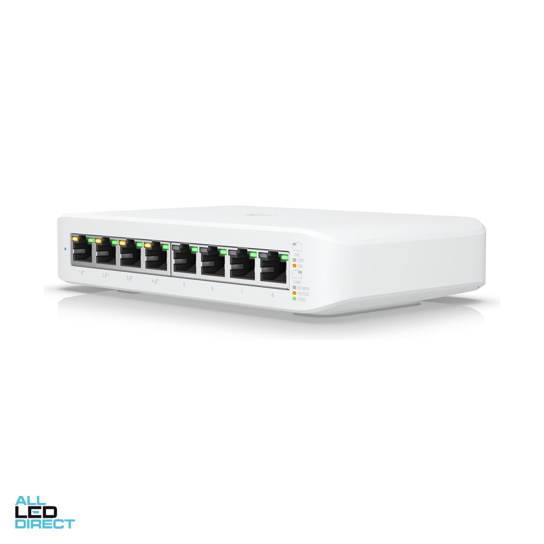 Ubiquiti 8 Port UniFi 150 Watt Lite Managed Gigabit Switch PoE+