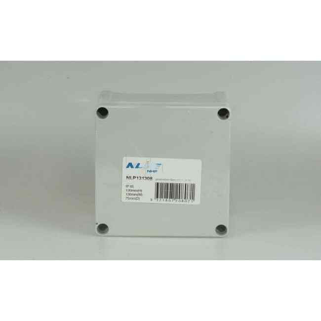 NHP N-Line 130mm W x 130mm H x 75mm D Square Adaptable Box With Opaque Lid - Default Title (NLP131308)