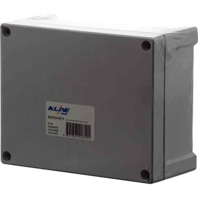 NHP N-Line 191mm W x 240mm H x 107mm D Rectangle Adaptable Box With Opaque Lid - Default Title (NLP241911)