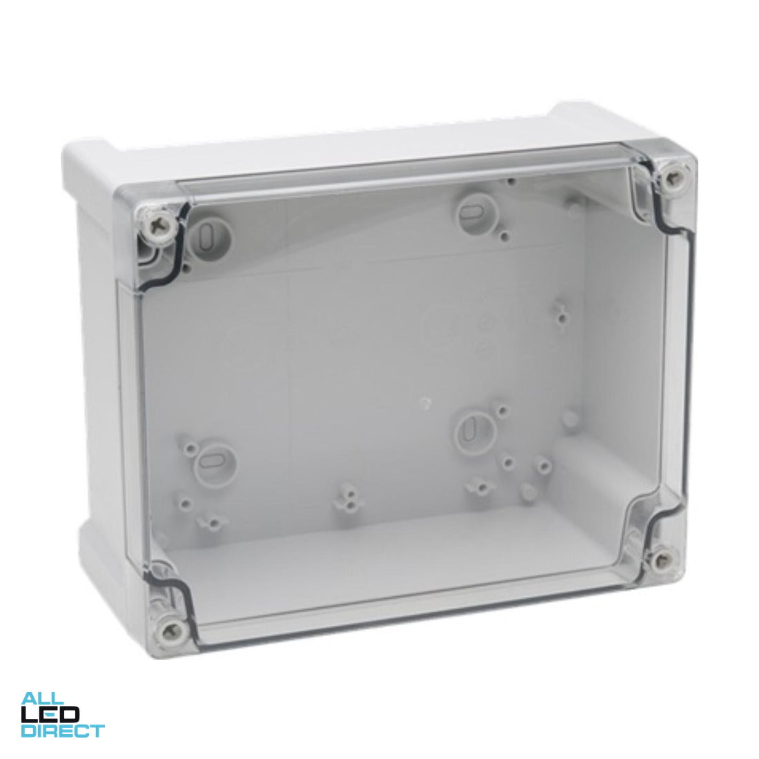 NHP N-Line 191mm W x 240mm H x 107mm D Rectangle Adaptable Box With Clear Lid ALL LED Direct