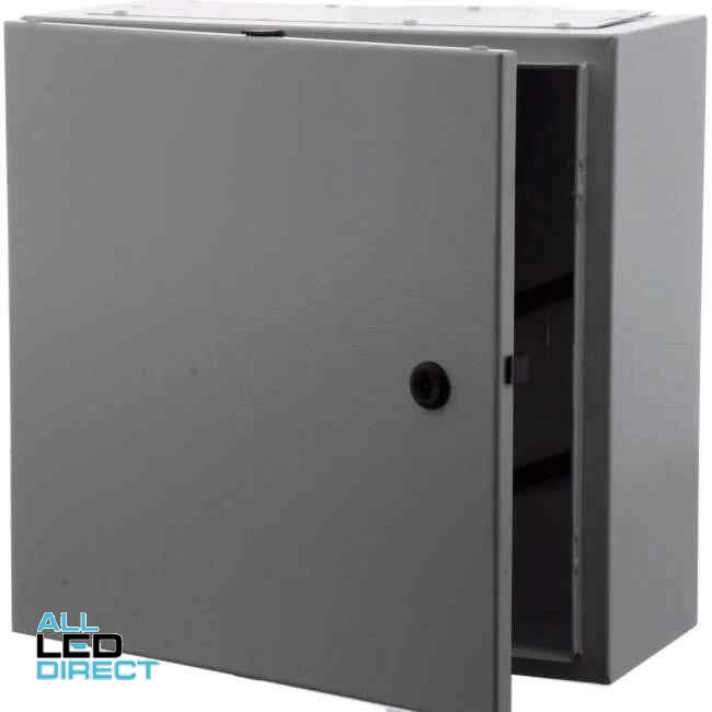 NHP N-Line 400mm W x 400mm H x 210mm D  Steel IP66 Enclosure Grey