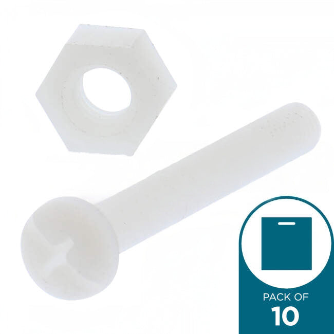 Dore M5 Nylon Nut And Screw Pack Of 10