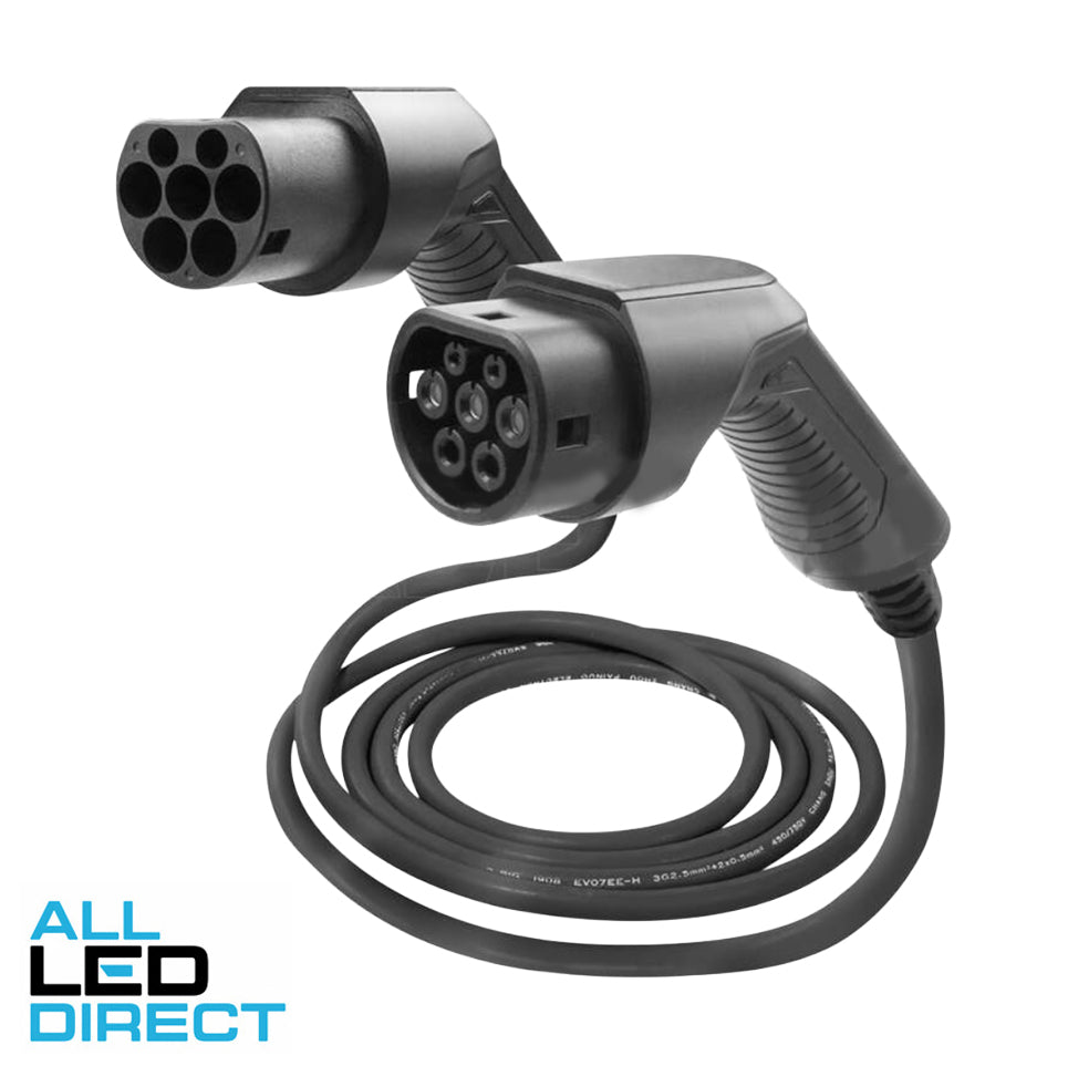 Ocular 22kW Type 2 to Type 2 EV Charging Cable 5 Metres