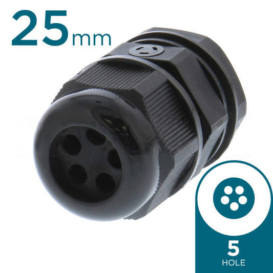 Forte 25mm Vented Multi Hole Plugged Gland