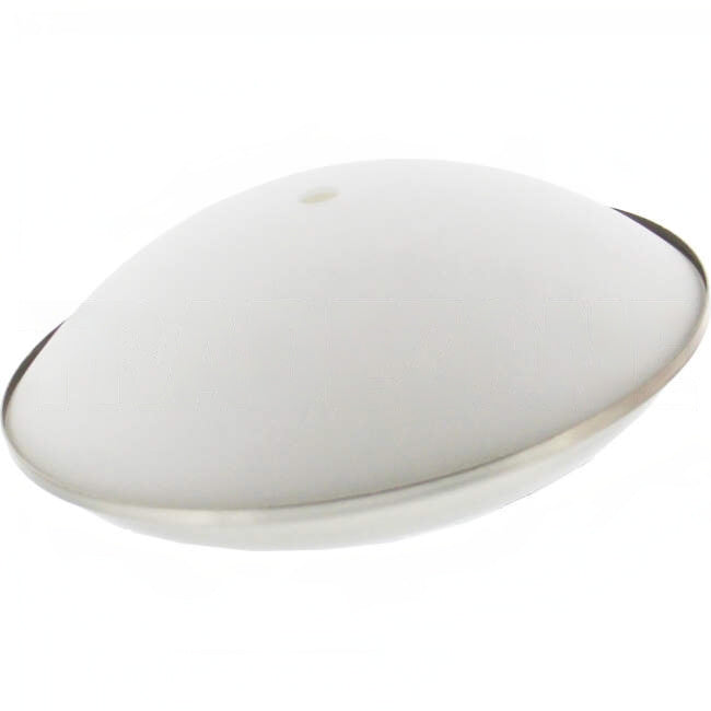 Clipsal LUMINAIRE Oyster Ceiling Fan Light With ES/E27 Connection Fitting Only Stainless Steel