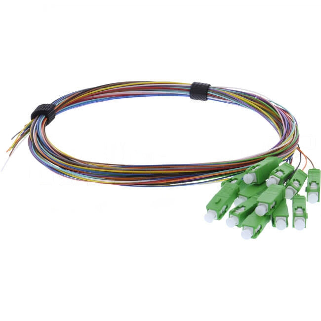 AFL 12 Fibre Optic Pigtail Suitable For SC/APC Connector 2 Metres