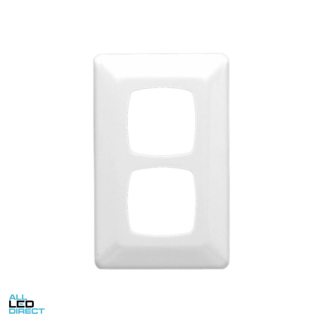 Clipsal Switch Cover PRESTIGE 2 Gang ALL LED Direct