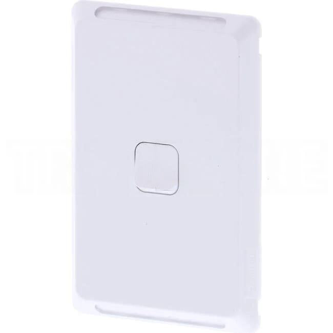 Clipsal 10 Amp 1 Gang PRO Series Vertical Internal Rocker Switch White