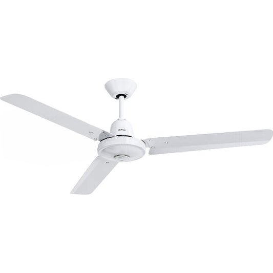 Clipsal 1200mm (48') AIRFLOW 3 Blade Ceiling Sweep Fan With Aluminium Blades White