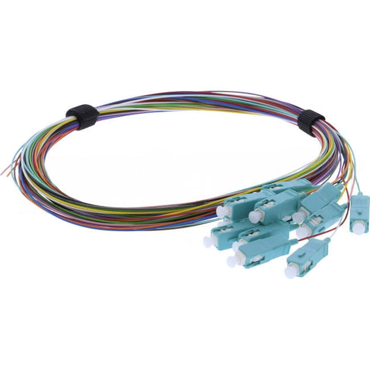 AFL 12 Fibre Optic OM3 Pigtail Suitable For SC/UPC Connector 2 Metres