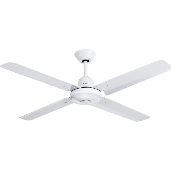 Clipsal 1400mm (56') AIRFLOW 4 Blade Ceiling Sweep Fan With Aluminium Blades White