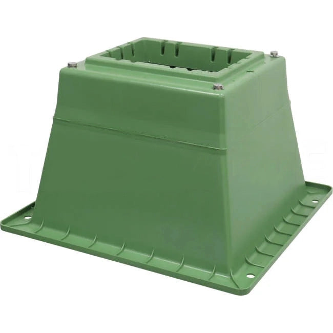 Cabac Green Pillar Base With D Bolt Kit IP44 Green