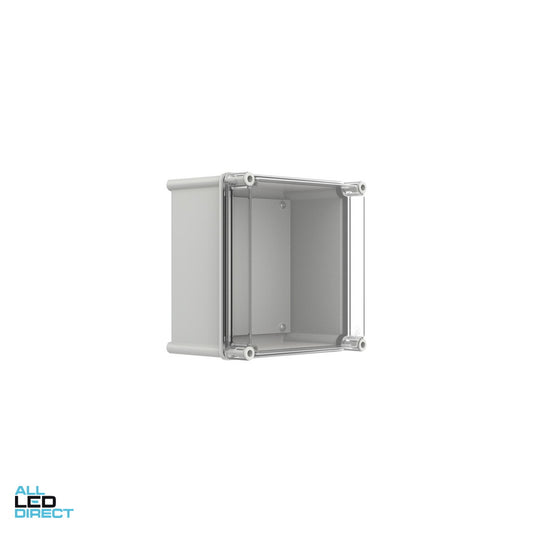 B&R 270mm W x 270mm H x 170mm D Square Adaptable Box With Clear Lid