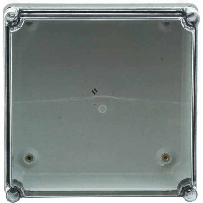 B&R 270mm W x 270mm H x 170mm D Square Adaptable Box With Clear Lid