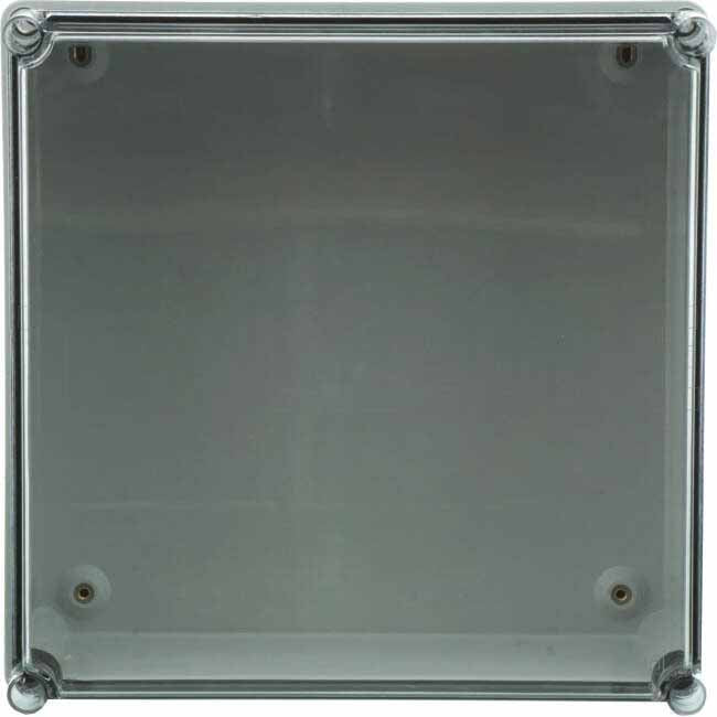 B&R 360mm W x 360mm H x 170mm D Square Adaptable Box With Clear Lid