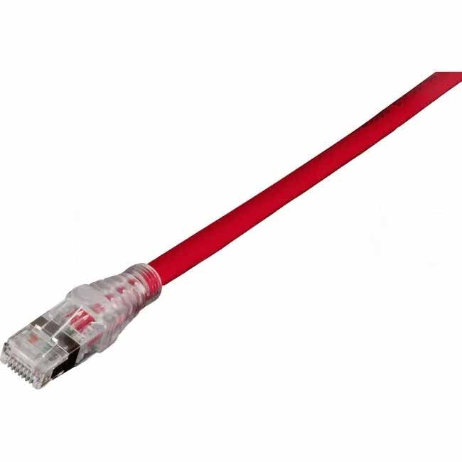 Molex 2.0 Metre RJ45 CAT6A Slim Patch Lead Shielded Pink