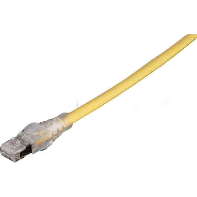 Molex 1 Metre RJ45 LS0H CAT6A 28 AWG Thin Patch Lead Yellow - Default Title (PCD703010K)