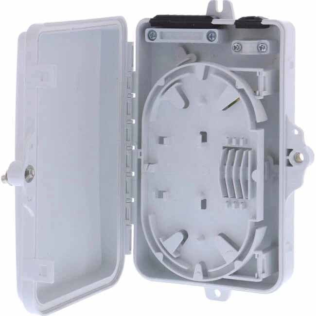 Select Data - Outdoor Wallbox 6C Fibre Fobot- accepts SC simplex/LCD through connectors