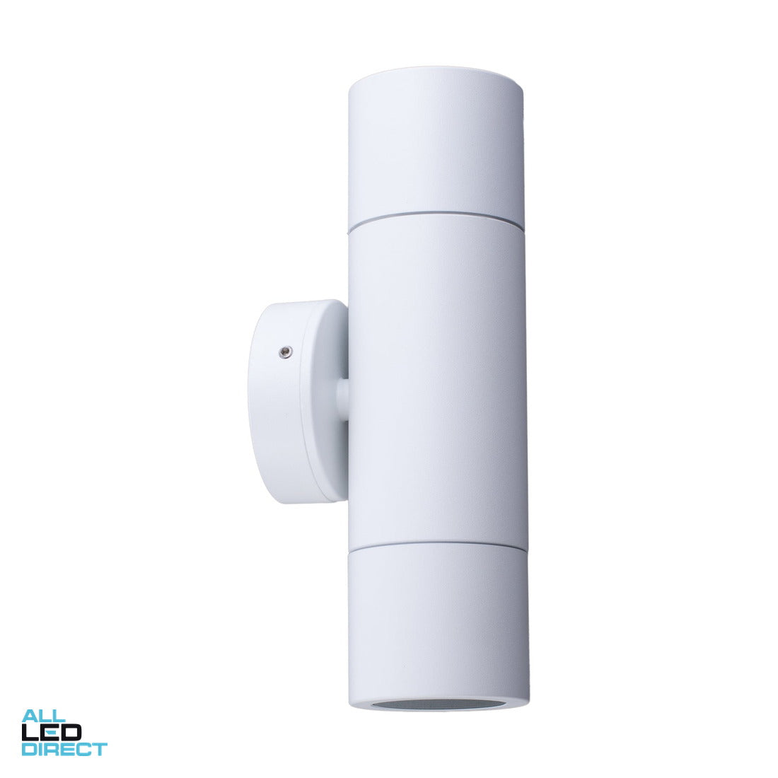 CLA Wall Light GU10 x 2 Pillar Up/Down IP65 White (Less Lamps) ALL LED Direct