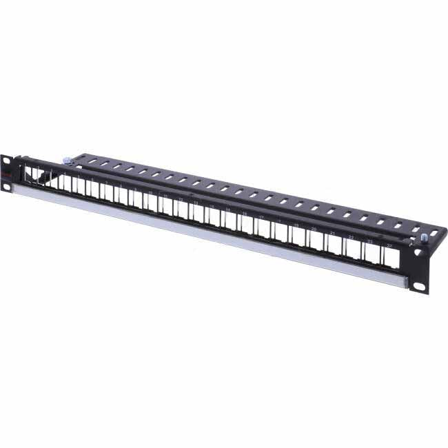 Molex 24 Port Media Configurable Patch Panel Unloaded (only accepts Molex MMC style sockets)