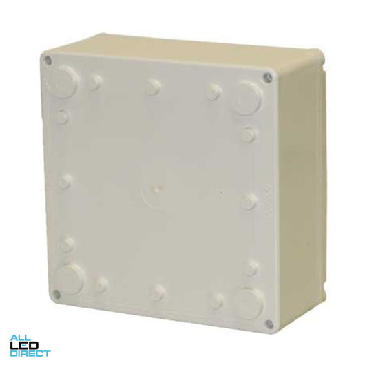 B&R POLYNOVA PJ 150mm W x 150mm H x 75mm D Square Adaptable Box With Clear Lid